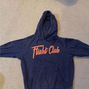 Flight Club Navy Hoodie Size Large